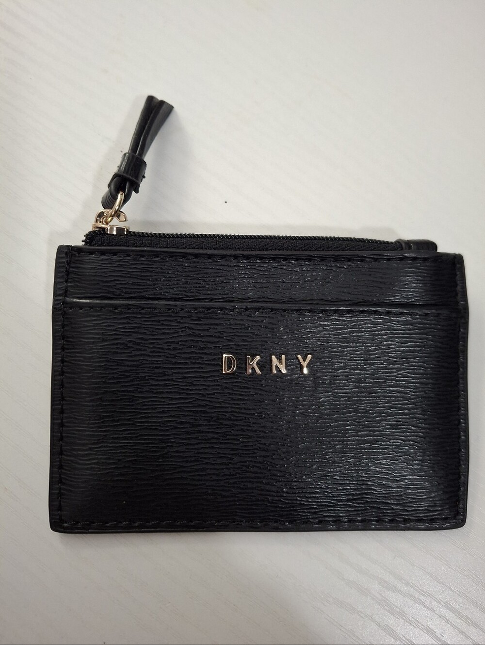 DKNY Black Textured Crossbody Bag & Card Case Set NWOT - Picture 5 of 6